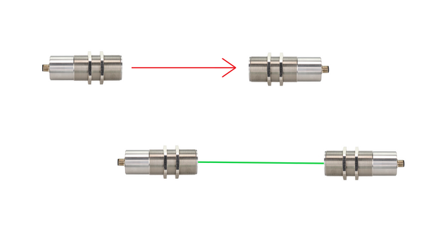 Proxitron Laser und Infrarot Einweg Lichtschranke