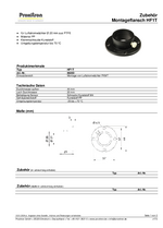 Proxitron HF1T Montageflansch